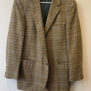 Plaid vintage blazer